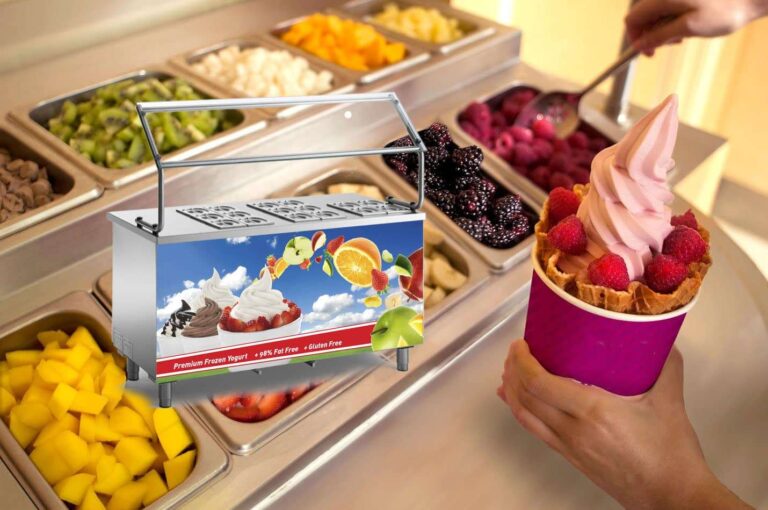 Frozen Yoghurt Machine Buying Guide 6 Topping counters