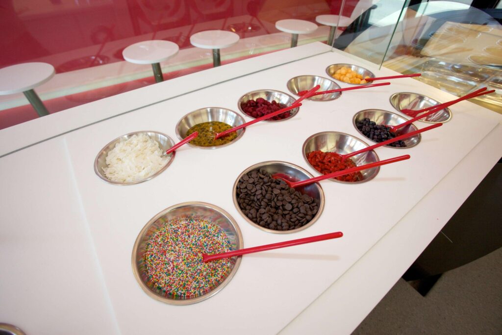 Fresh toppings, perfectly presented
