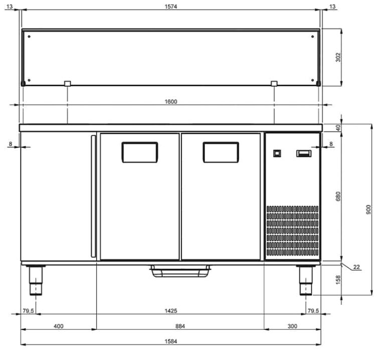 Gemm TYO/12 Topping Counter – view 3